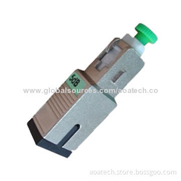 Fiber-optic Attenuator in SC/APC Male-female Type, -40 to 75°C Operating TemperatureNew